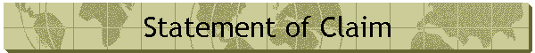 Statement of Claim